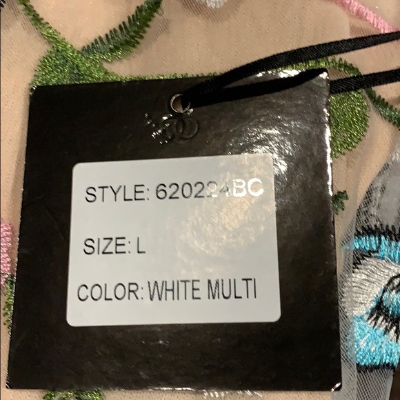 Woman’s Cliche Shirt white Multi Size L - Picture 3 of 3